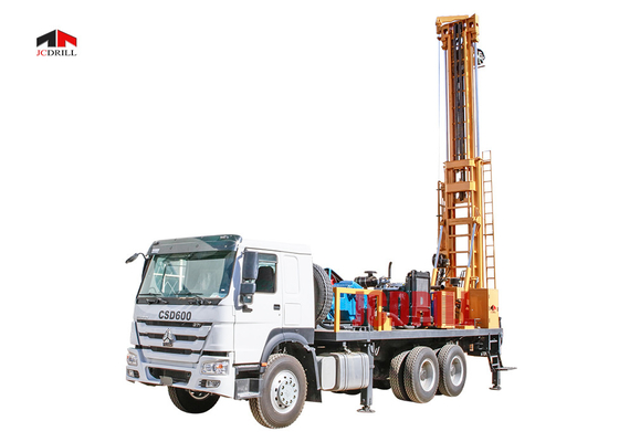 6 x 4 equipamento de perfuração montado caminhão da perfuração do equipamento de perfuração 600m do poço de água