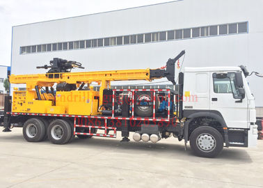 comprar Tipo hidráulico montado caminhão da máquina 200m do equipamento de perfuração do poço de água de DTH completamente Fabricação em linha