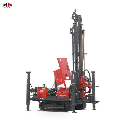 comprar Máquina Perfuratriz Rotativa Hidráulica Pneumática Montada em Esteiras para Poços de Água e Lama Fabricação em linha