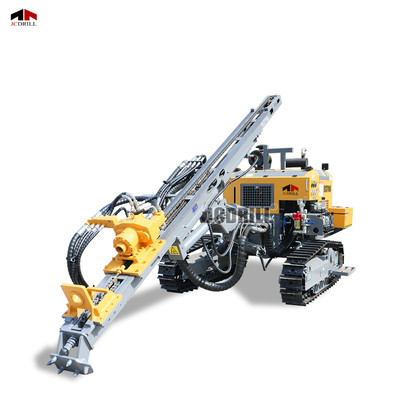 comprar Dual motor Compacto Dth Pneumático Rig de perfuração Crawler montado Rig de perfuração totalmente hidráulica Fabricação em linha