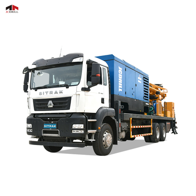 comprar Chassi de Caminhão SINOTRUCK para Perfuratriz de Poço Profundo com Compressor de Ar Integrado Fabricação em linha