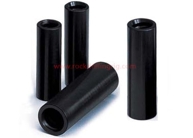 comprar Cor preta das luvas de acoplamento rosqueado da luva de Rod de broca das ferramentas de perfuração da rocha T38 fabricação em linha