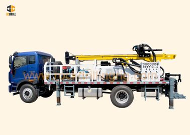 comprar lama do equipamento de perfuração do poço de água de 300m e sistema hidráulico montados caminhão de DTH uma garantia do ano fabricação em linha