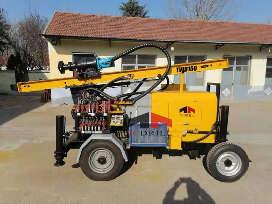 comprar Reboque DTH Rig Water Well Drilling da roda do TWD 150 da BROCA de JC Fabricação em linha