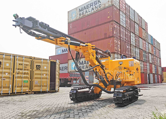 comprar Perfuração de rocha hidráulica completa Rig Blasting Mining Machine da trilha 152mm Fabricação em linha