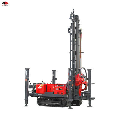 CWD400T Crawler Rig de perfuração de poços de água totalmente hidráulica Cummins