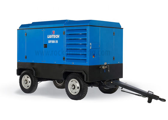 Adaptação alta ISO9001 de baixo nível de ruído do compressor de ar do motor diesel de 4 rodas