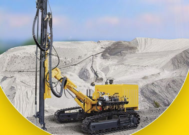 Bom preço. Motor diesel - profundidade conduzida da perfuração do equipamento de perfuração 25m da esteira rolante do equipamento de perfuração da rocha de DTH on-line