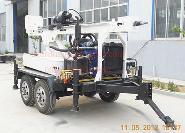 Bom preço. o reboque da perfuração da lama de 150m Dth montou o equipamento de perfuração com 45kw diesel TWD150 on-line