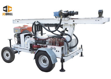 Bom preço. reboque da máquina de perfuração de Dth do equipamento de perfuração do poço de água do poder do motor 24kw montado on-line