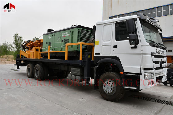 Bom preço. perfuração hidráulica giratória Rig Machine With Air Compressor da água de 114mm 200m on-line