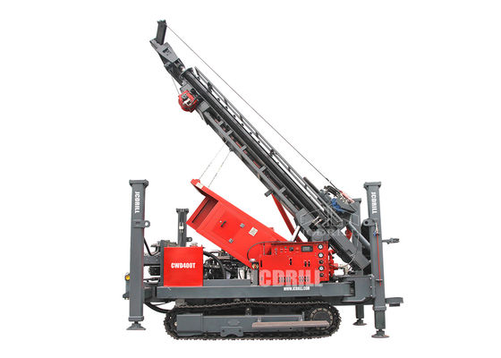 MAX 400m Profundidade Yuchai Motor Crawler Water Well Drilling Rig CWD400