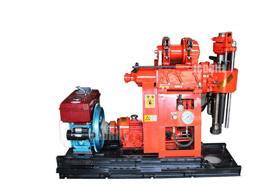 Bom preço. Motor a diesel Portátil Poço de água de perfuração Skid montado rotativo 180m on-line