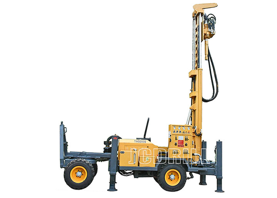 Bom preço. 180m Portátil de perfuração de poços de água Rig de rocha rotativa hidráulica on-line
