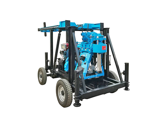 Bom preço. 22hp perfuração boa hidráulica diesel Rig Blue Colour do motor 200m on-line