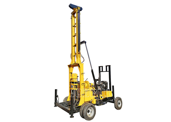 Bom preço. poço de água 50hp pequeno que fura Rig Diesel Engine Trailer Type 600m on-line