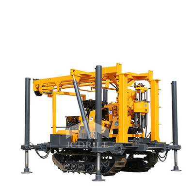 Bom preço. A esteira rolante montou 130m Rig Diesel Borehole Small Air bem de furo hidráulico on-line